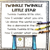 Twinkle Twinkle Little Star  Nursery Rhyme Poetry Notebook