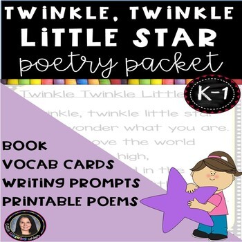 Preview of Twinkle Twinkle Little Star - Poetry Packet