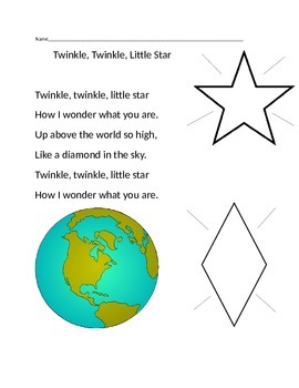 Preview of Twinkle, Twinkle, Little Star Mini Unit