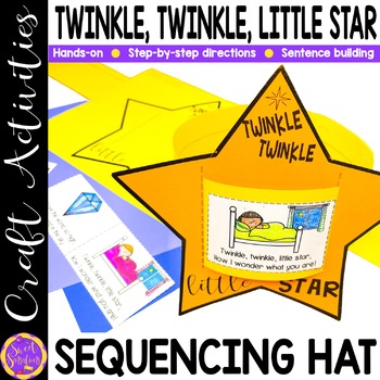 Preview of Twinkle Twinkle Little Star Craft Heggerty Nursery Rhyme Activities