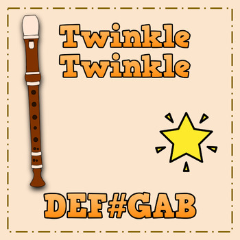 ▷ Twinkle Twinkle Little Star - Recorder Notes - Learn it!