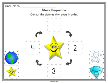 Free Twinkle Twinkle Little Star Printable Sequencing Cards - Fun