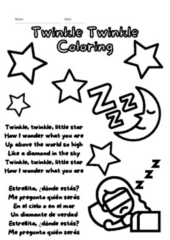Nursery Rhymes Coloring Pages In Spanish