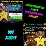 Twinkle's Reading Mystery Duo Bundle Worksheets & Digital 
