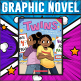 Twins by Varian Johnson Graphic Novel Study/Editable/Answer Keys