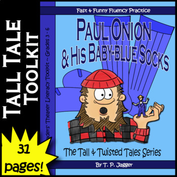Preview of Twisted Paul Bunyan Readers Theater Tall Tale & Lesson Activities: Grade 3 4 5 6