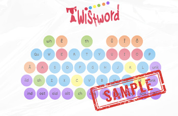 Preview of Twistword Keyboard Fun Typing Sounds Phonics