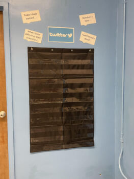 Preview of Twitter Exit Ticket Bulletin Board