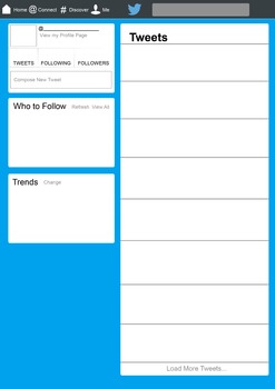 Preview of Twitter Feed Template for Projects