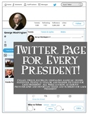 Twitter Page for Each President