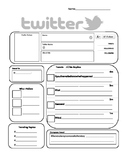Twitter Template for Summary, Characterization