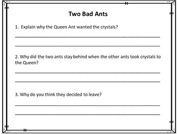 Two Bad Ants by Chris Van Allsburg