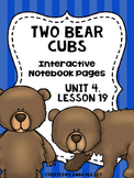 Two Bear Cubs (Interactive Notebook Pages)