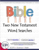 Two Bible Word Searches Featuring 16 of the 27 New Testame