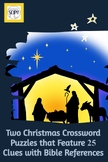 Two Christmas Crossword Puzzles that Feature 25 Clues with