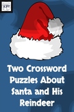 Two Christmas Holiday Crossword Puzzles About Santa and Hi