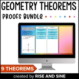 Two Column Proofs for Geometry Digital Activity BUNDLE