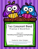 Two Consonant Blend Practice and Word Work