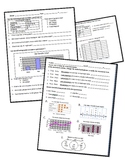 Two Data Analysis/Graphing Assessments with Answers