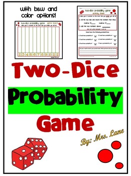 Probability with Dice