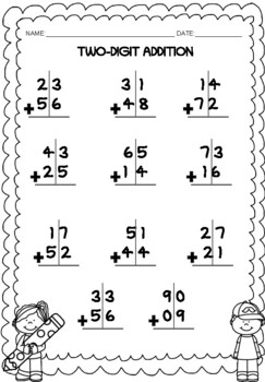 Two Digit Addition (No Regrouping) by The Marvelous Mrs Mendoza | TPT