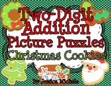 Two-Digit Addition Picture Puzzles {Christmas Cookies}