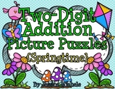 Two-Digit Addition Picture Puzzles {Springtime}