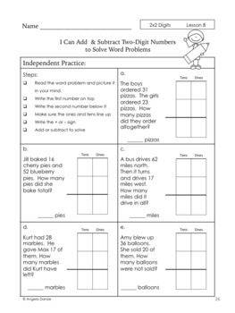 Subtracting two digit numbers (problem solving) - Studyladder