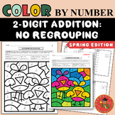 Two Digit Addition With No Regrouping Color By Number Spri