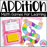 Two Digit Addition With Regrouping Math Games for Second Grade