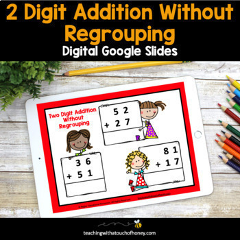 Preview of Two Digit Addition Without Regrouping | Math Practice Activities | Morning Work
