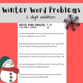 Two Digit Addition Word Problems - Winter Wonderland