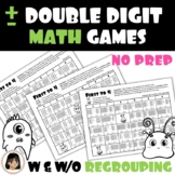 Two Digit Addition and Subtraction Games with Pictures