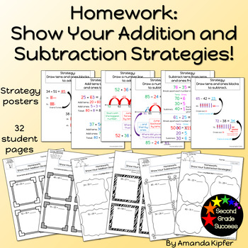 Preview of Two-Digit Addition and Subtraction Homework