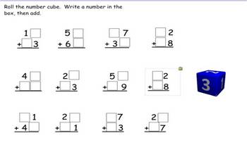 Preview of Two Digit Addition and Subtraction Regrouping Review SmartBoard file