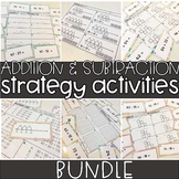 Two-Digit Addition and Subtraction Strategies Bundle