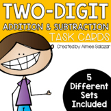Two-Digit Addition and Subtraction Task Cards