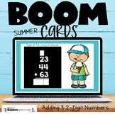 Two Digit Addition with Regrouping Boom Cards {adding 3 2-