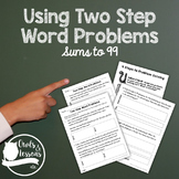 Two Digit Addition Two Step Word Problems