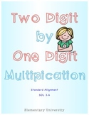 Two Digit By One Digit Multiplication