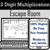 Two Digit Multiplication Activity: Digital Escape Room (Vi