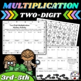 Two-Digit Multiplication Mystery Activity 3rd 4th 5th Grade Math