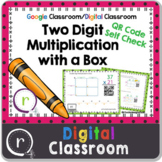 Two Digit Multiplication QR Code Check Area Model Digital 