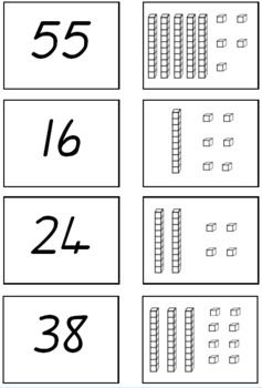 Preview of Two Digit Number Memory Game