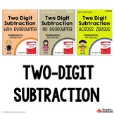 Double Digit Subtraction Activity With Without Borrowing Z