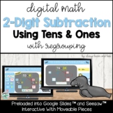 Two Digit Subtraction Strategies Break Apart Strategy for 