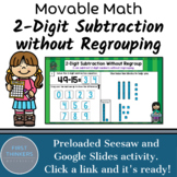 2 Digit Subtraction Without Regrouping Digital Math Game f