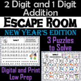 Two Digit with One Digit Addition Game: Escape Room New Ye