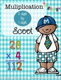 Two Digit by One Digit Multiplication Scoot.  VA SOL & CCSS