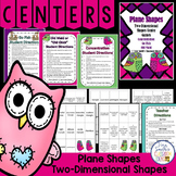 Two-Dimensional Plane Shapes Math Center Games